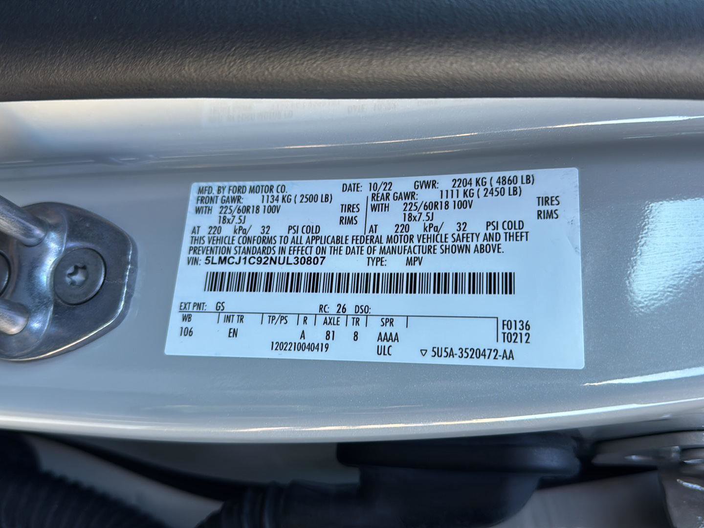 Used 2022 Lincoln Corsair FWD image 35