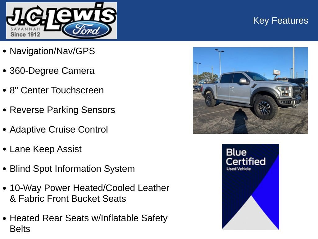 Used 2019 Ford F150 Raptor w/ Equipment Group 802A Luxury image 27