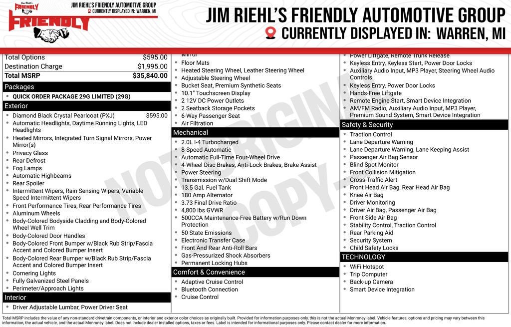 New 2026 Jeep Compass Limited
