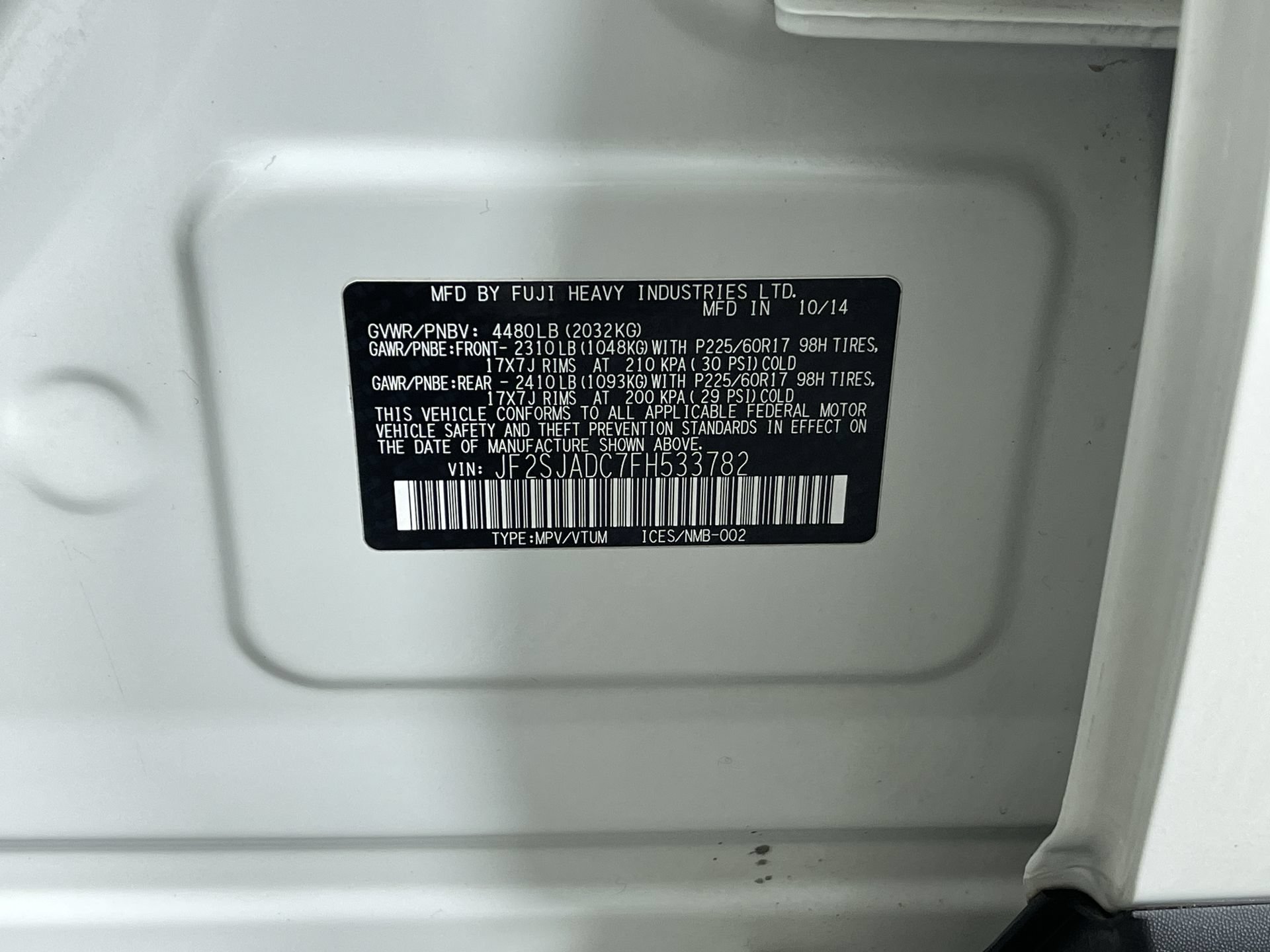 Used 2015 Subaru Forester 2.5i Premium w/ All-Weather Package AWD/4WD image 12