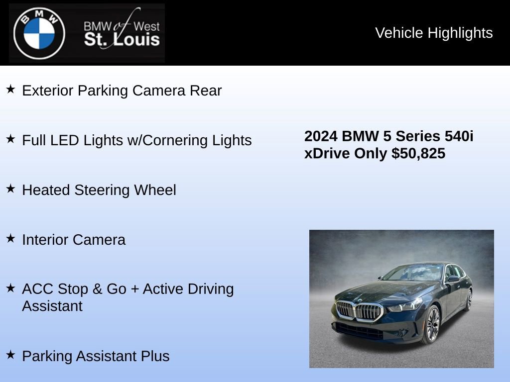 Used 2024 BMW 540i xDrive 540i xDrive image 16