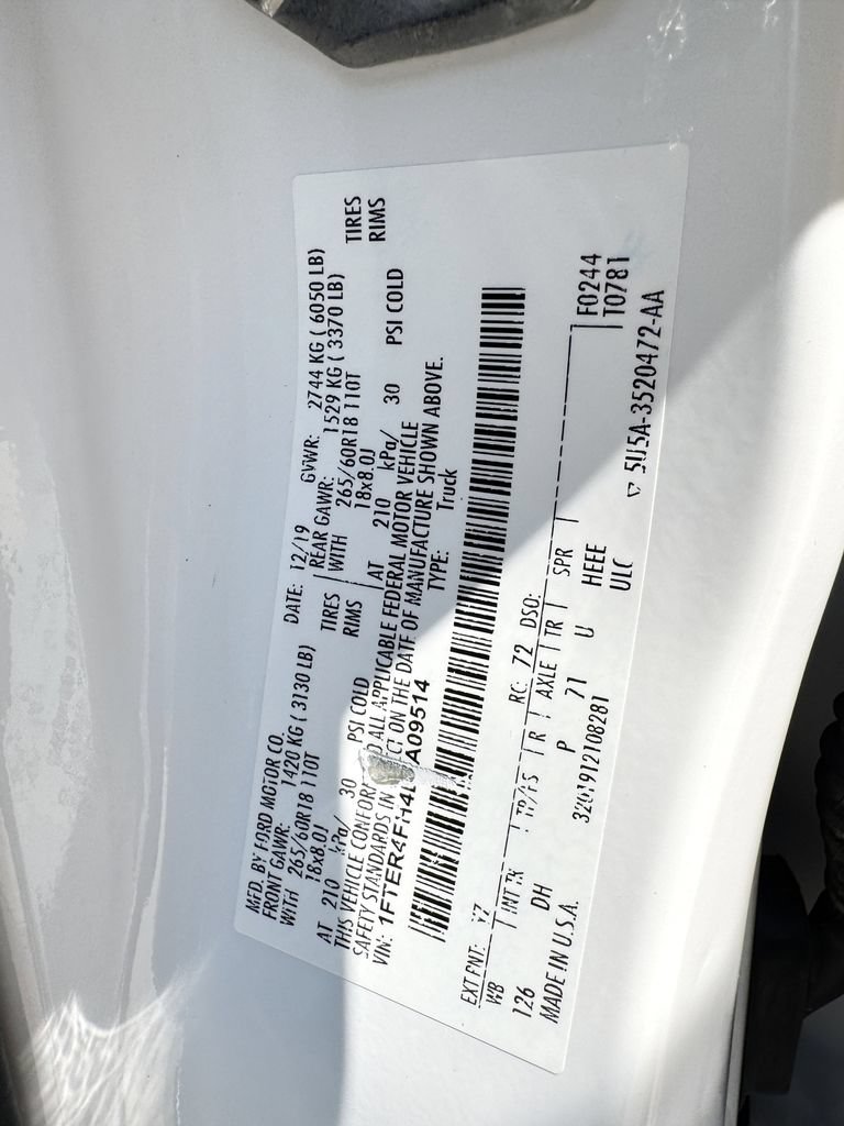 Used 2020 Ford Ranger Lariat w/ Technology Package AWD/4WD image 31