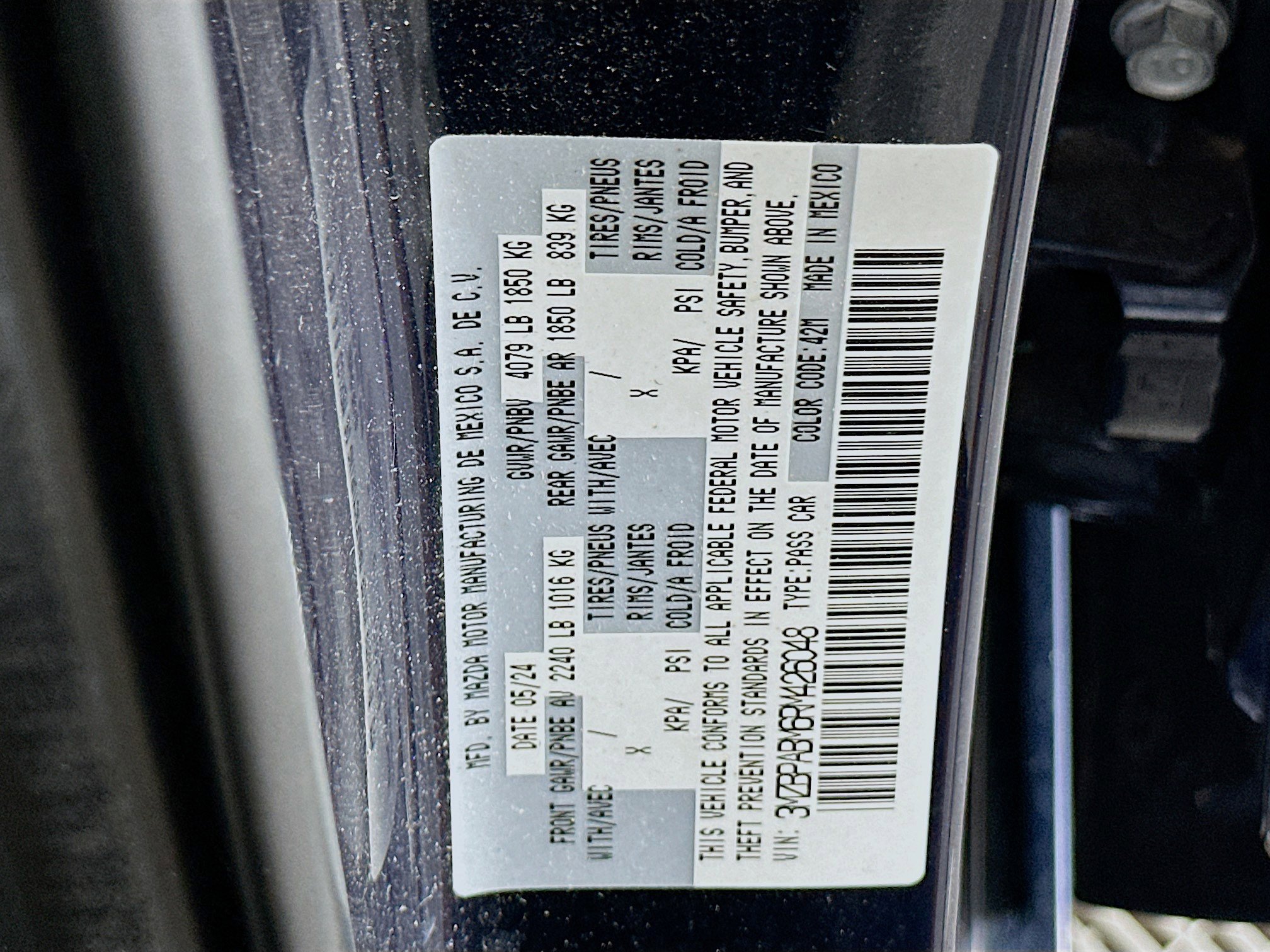 Used 2024 MAZDA MAZDA3 s FWD image 12