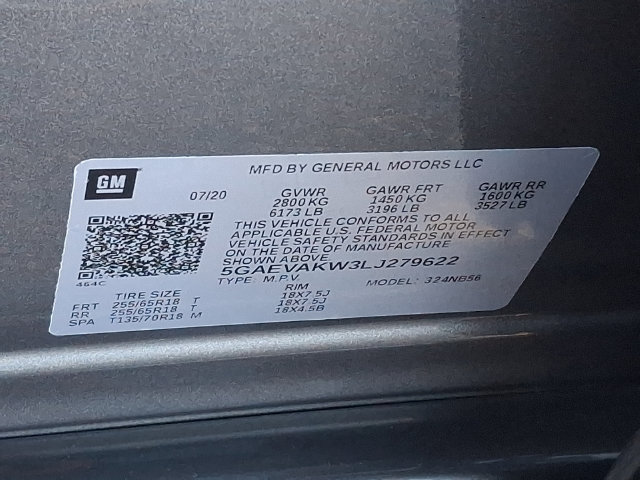 Certified 2020 Buick Enclave Essence AWD/4WD image 27