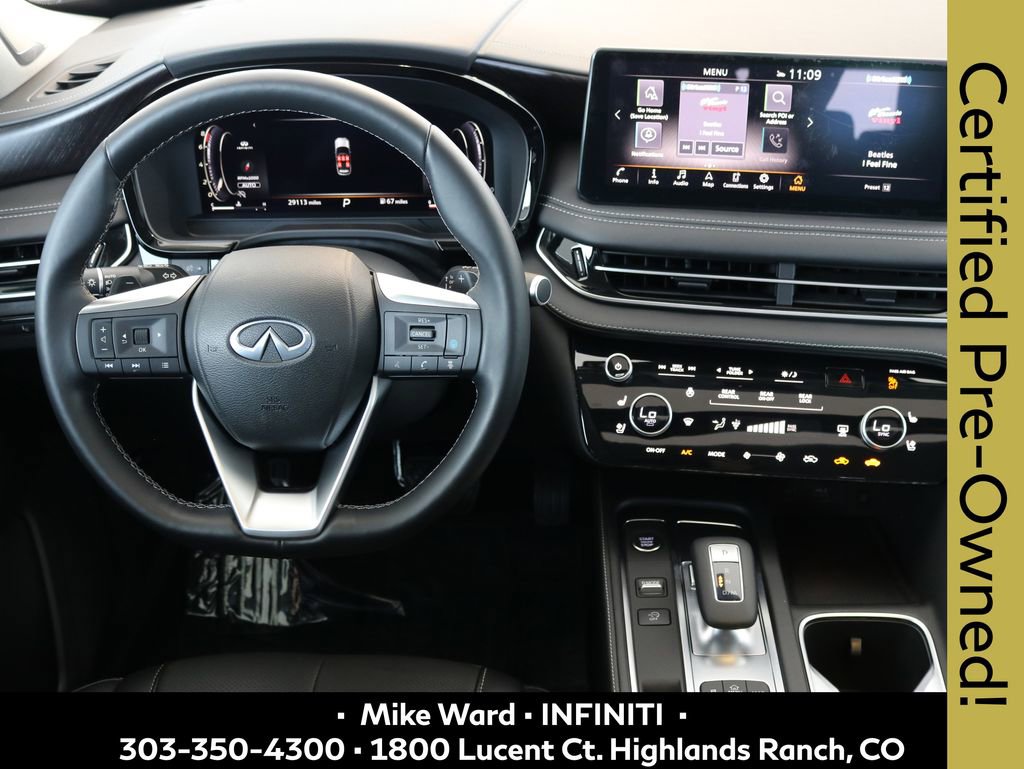Certified 2023 INFINITI QX60 Sensory w/ Vision Package AWD/4WD image 7