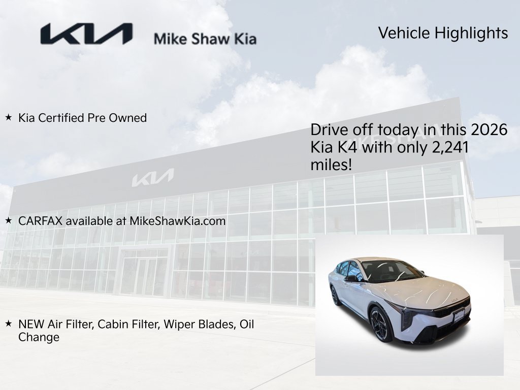 Certified 2026 Kia K4 EX FWD image 9