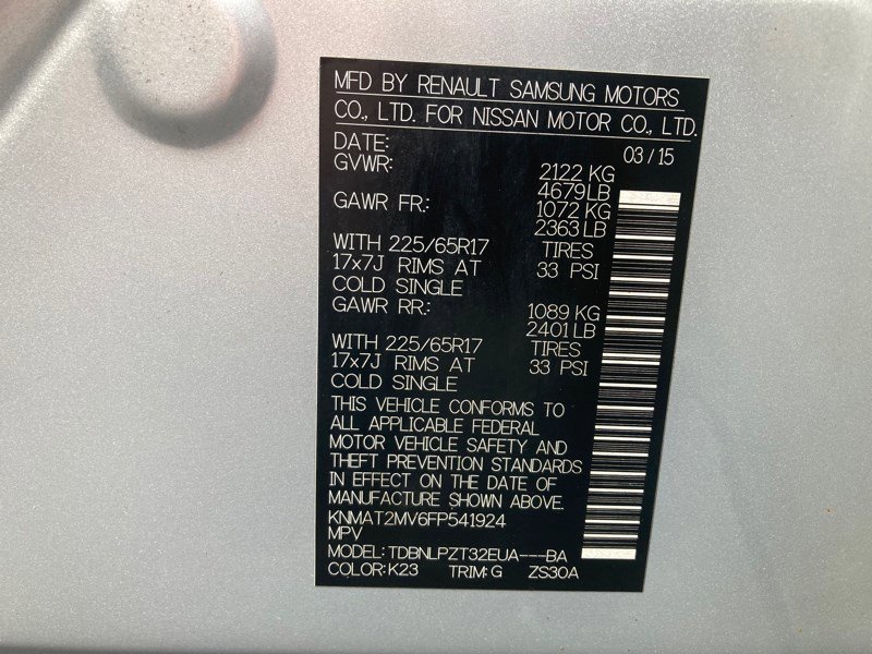 Used 2015 Nissan Rogue S image 20