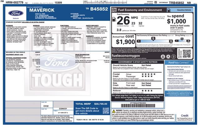 New 2026 Ford Maverick XL FWD image 6