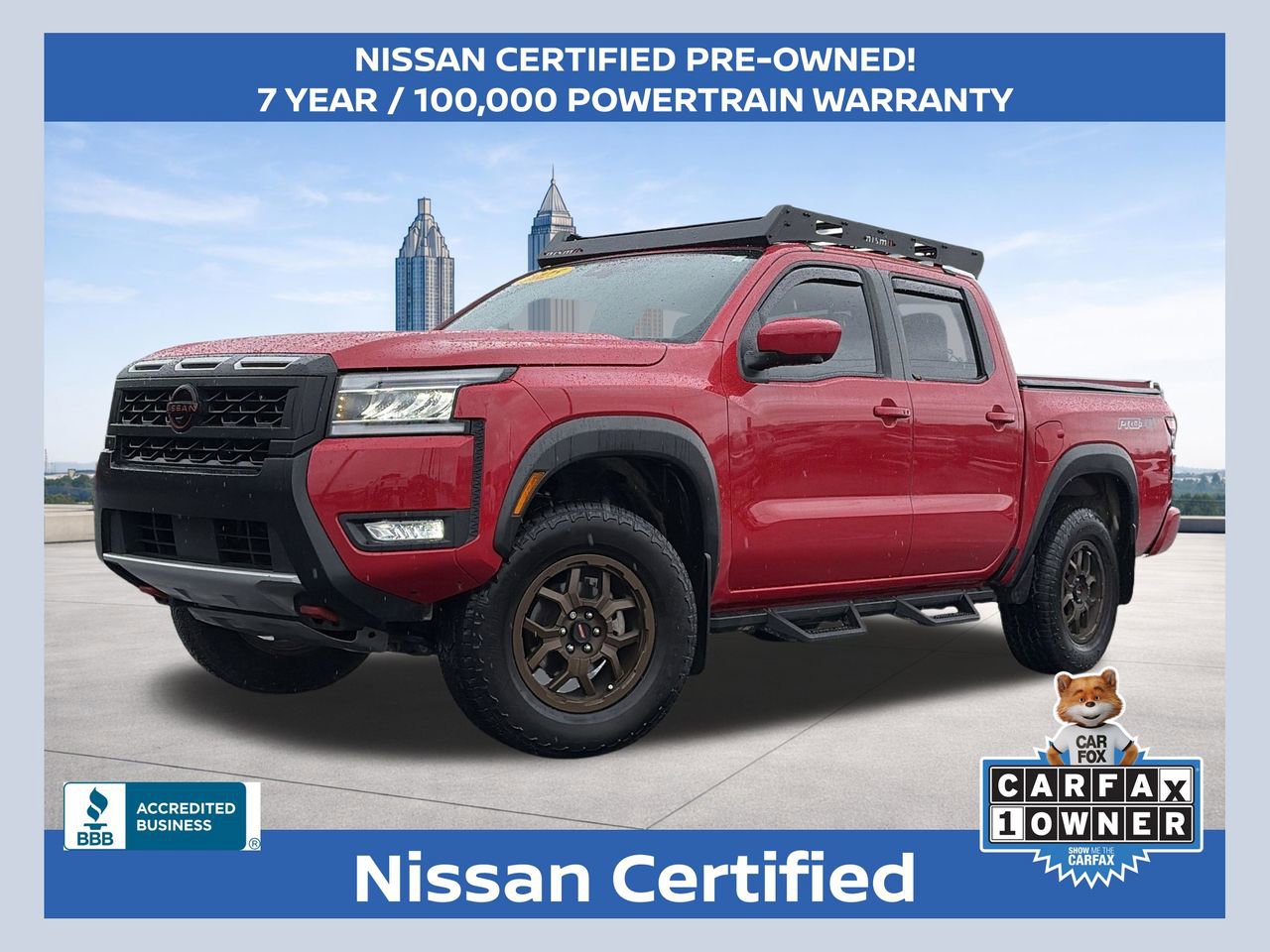 Certified 2025 Nissan Frontier PRO-4X w/ Pro Premium Package