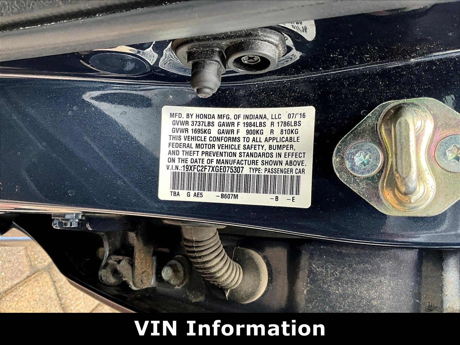 Used 2016 Honda Civic EX image 18