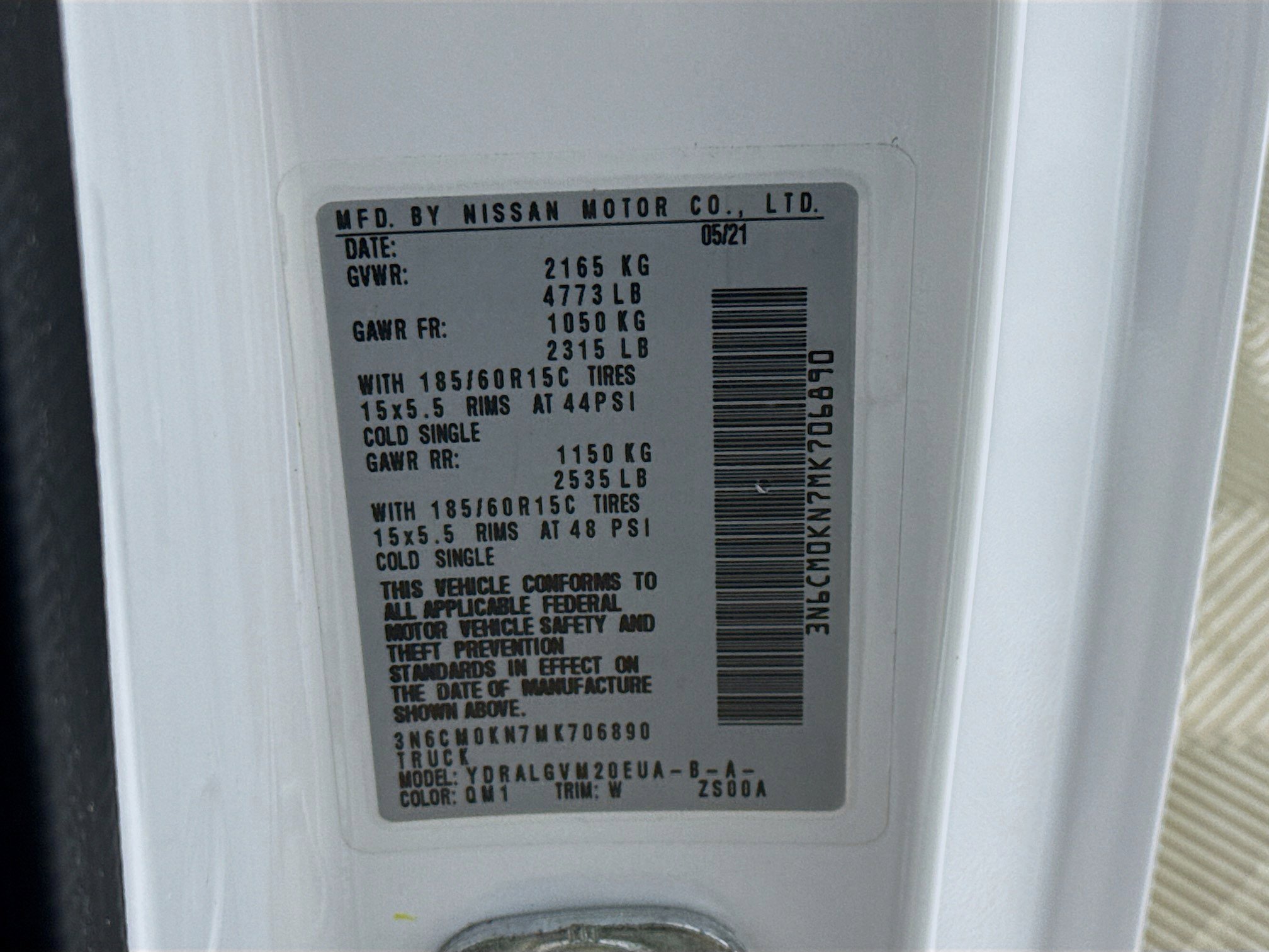 Used 2021 Nissan NV200 SV image 37