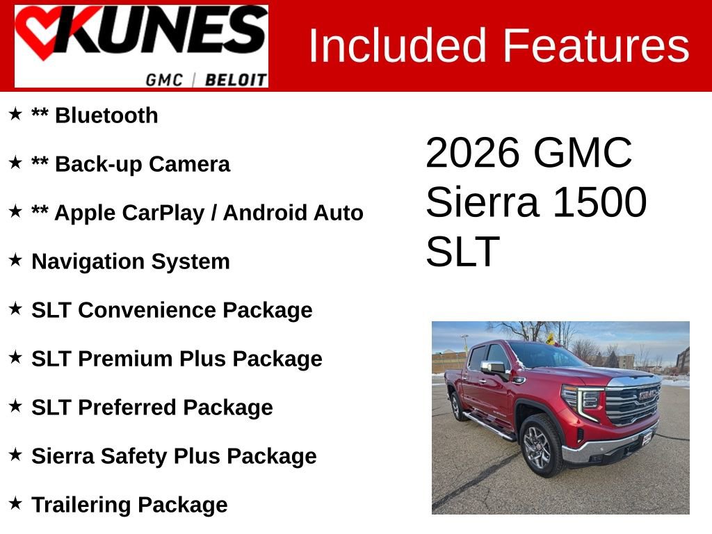 New 2026 GMC Sierra 1500 SLT w/ SLT Premium Plus Package image 2