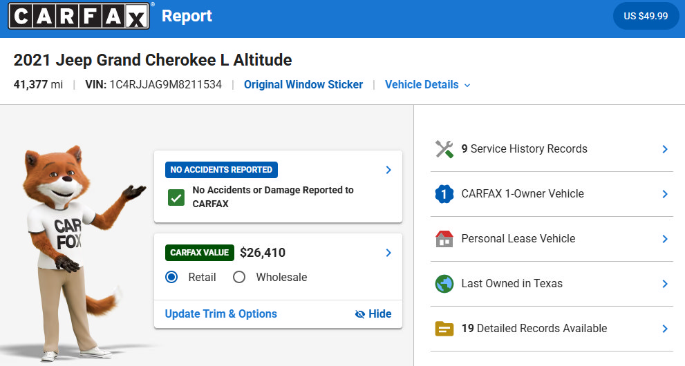 Used 2021 Jeep Grand Cherokee L Laredo RWD image 37