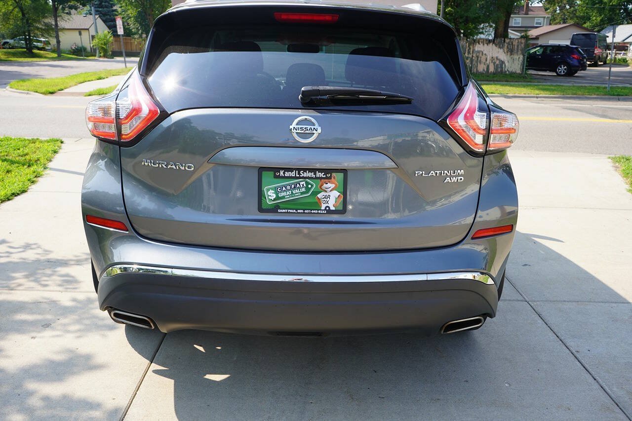 Used 2017 Nissan Murano Platinum w/ Platinum Technology Package AWD/4WD image 25