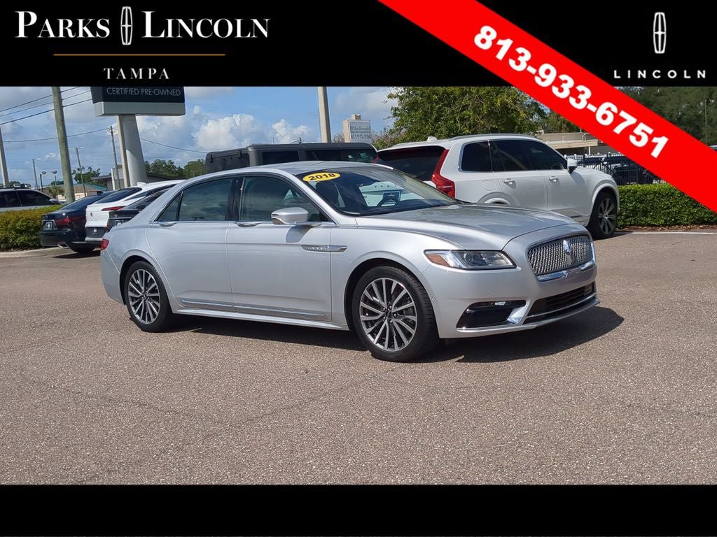 Used 2018 Lincoln Continental Select