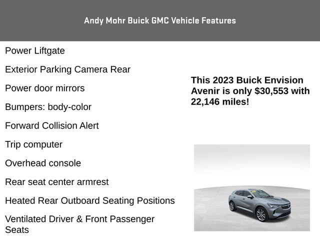 Used 2023 Buick Envision Avenir image 16