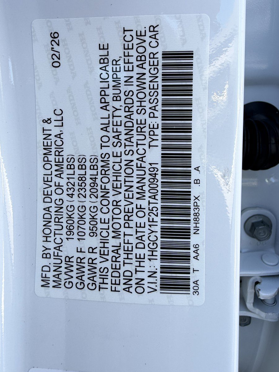 New 2026 Honda Accord LX image 31