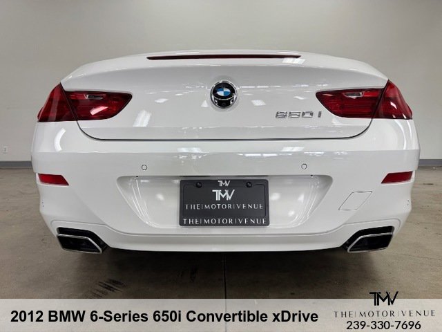 Used 2012 BMW 650i xDrive Convertible AWD/4WD image 12