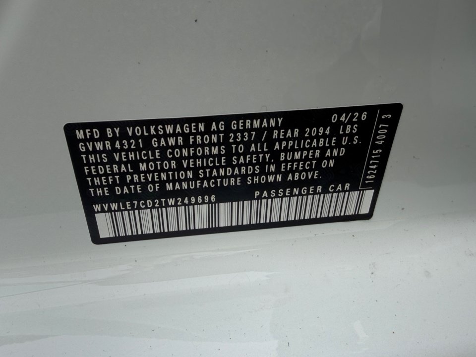New 2026 Volkswagen Golf SE FWD image 35