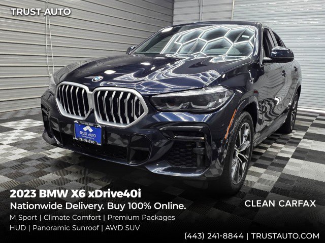 Used 2023 BMW X6 xDrive40i AWD/4WD image 1
