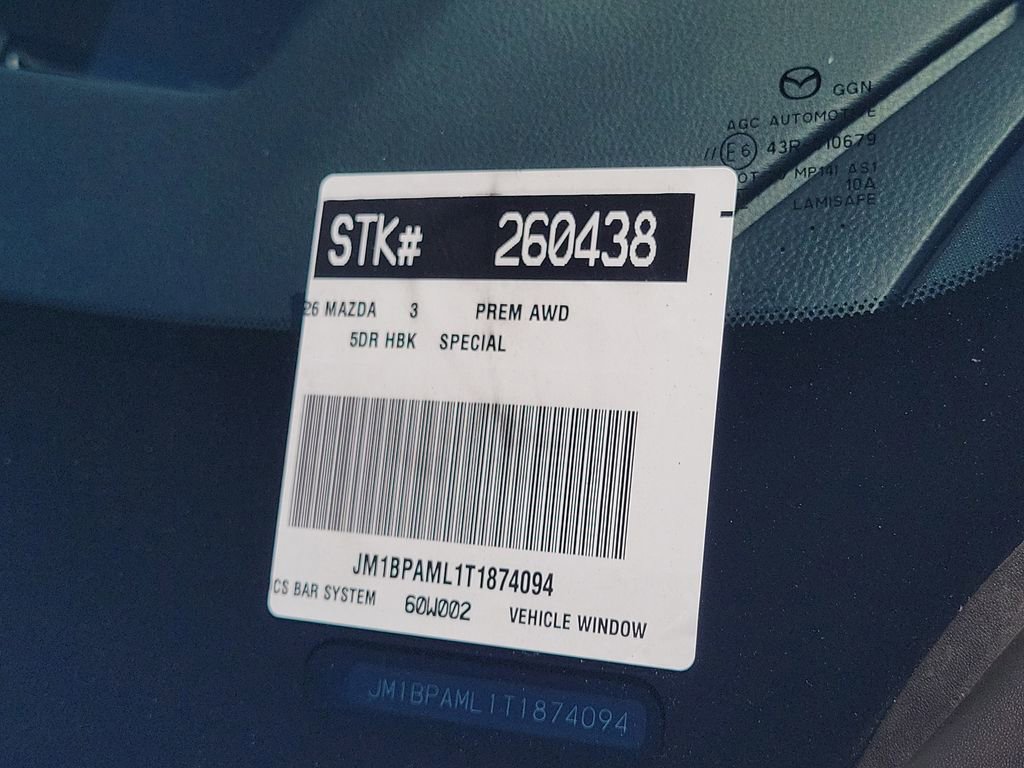 New 2026 MAZDA MAZDA3 2.5 S Hatchback w/ Premium Pkg image 25