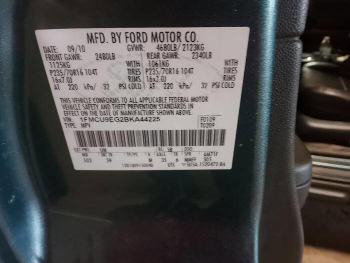 Used 2011 Ford Escape Limited w/ 302A Rapid Spec Order Code AWD/4WD image 41