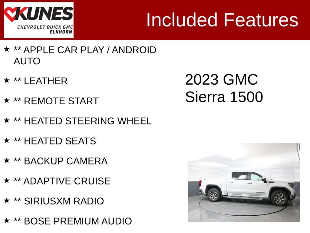 Used 2023 GMC Sierra 1500 SLT w/ SLT Premium Plus Package image 2
