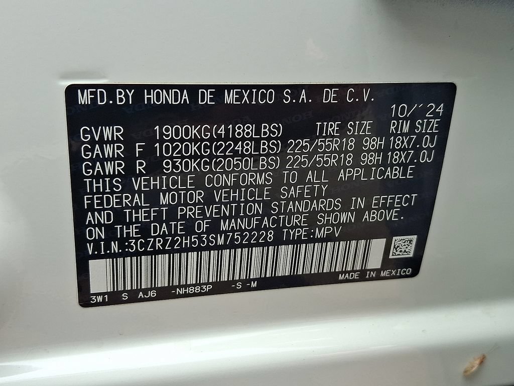 Used 2025 Honda HR-V Sport image 25