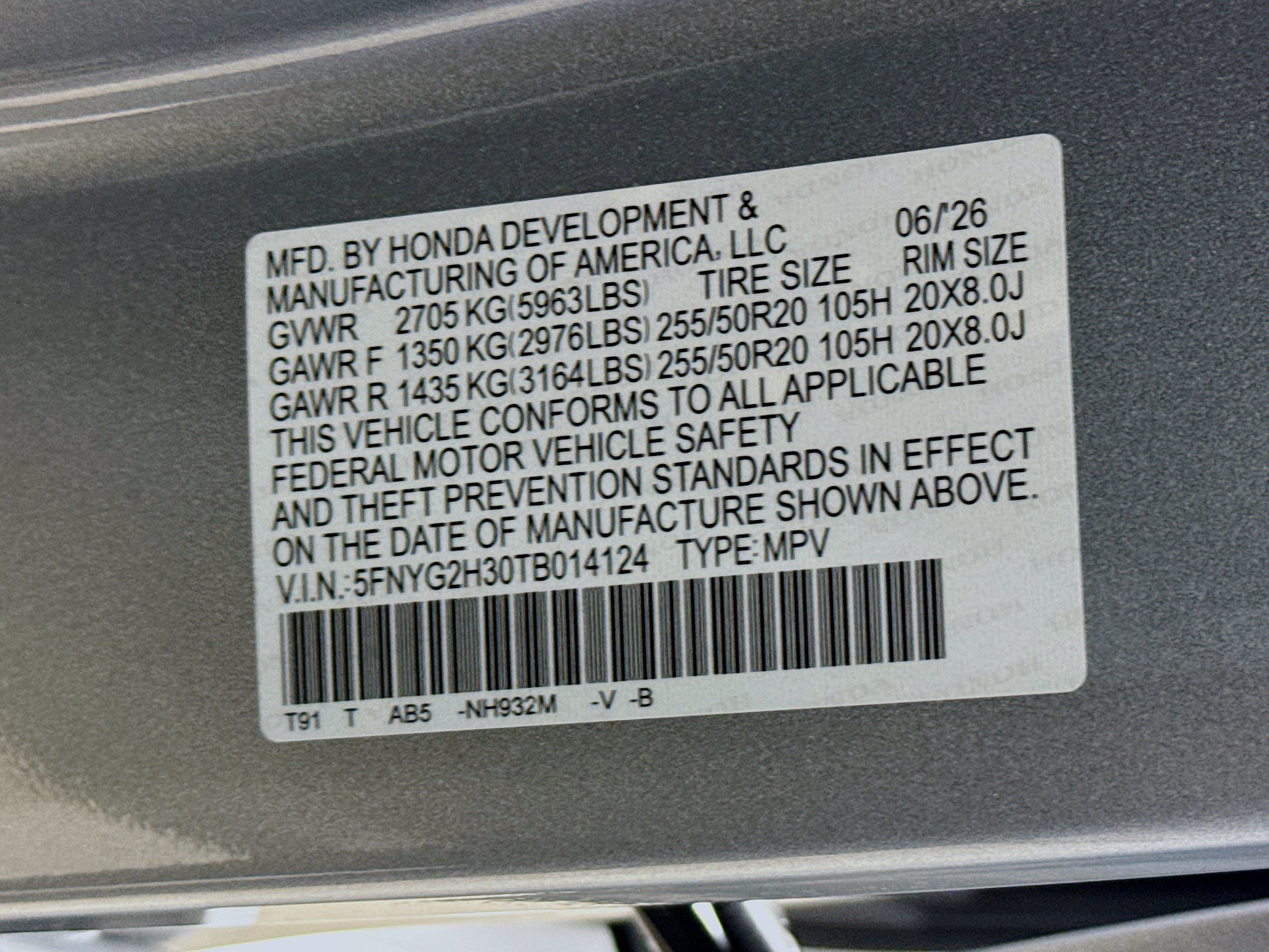 New 2026 Honda Pilot Sport image 39