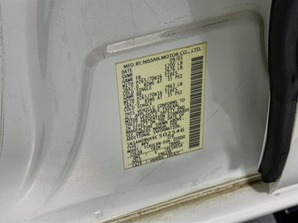 Used 2006 Nissan Xterra S w/ (U01) Utility Pkg RWD image 34