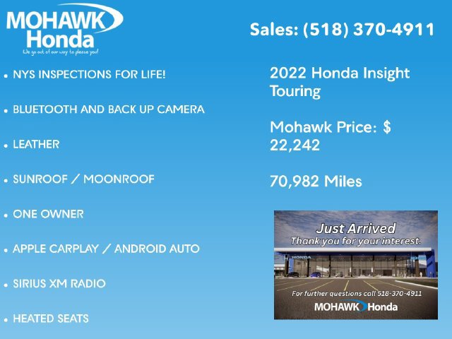 Used 2022 Honda Insight Touring image 2