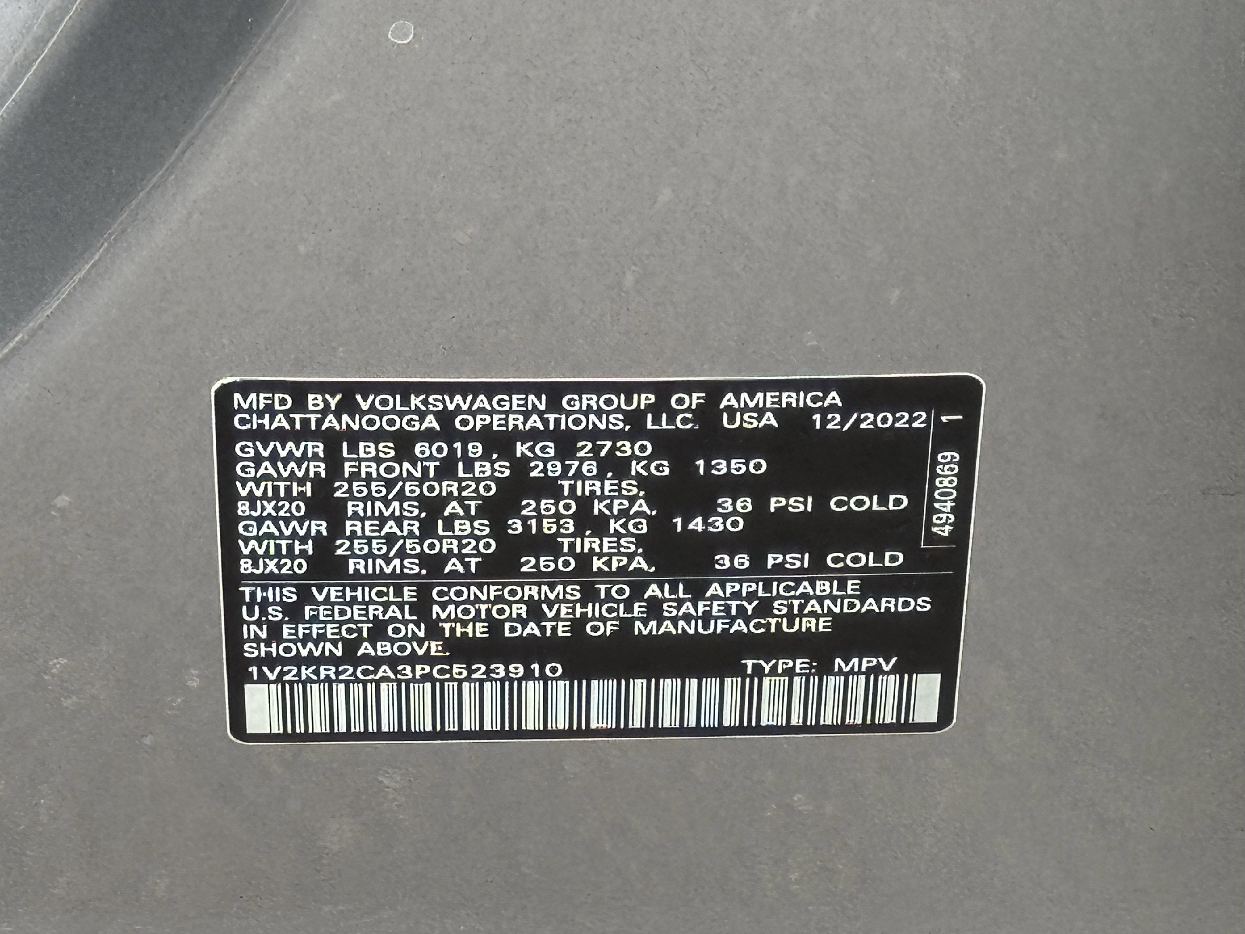 Used 2023 Volkswagen Atlas SE w/ Panoramic Sunroof Package image 42