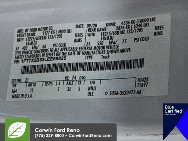 Certified 2020 Ford F250 XL w/ STX Appearance Package AWD/4WD image 34