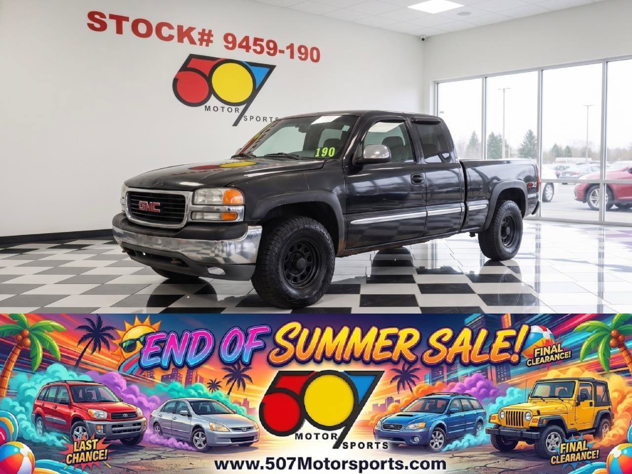 Used 2000 GMC Sierra 1500 4x4 Extended Cab w/ SLT Marketing Option Pkg image 1