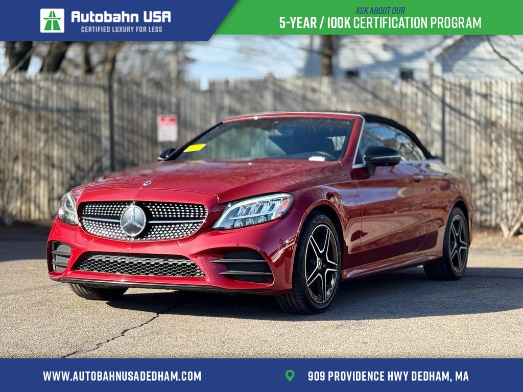 Used 2021 Mercedes-Benz C 300 4MATIC Cabriolet w/ AMG Line image 1