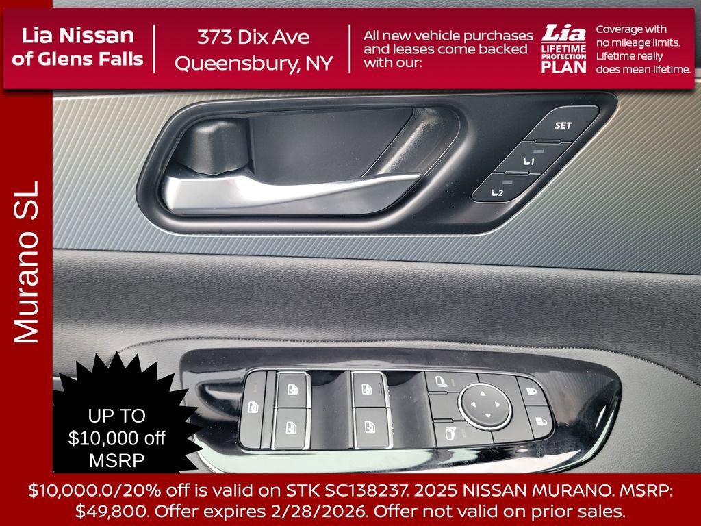 New 2025 Nissan Murano SL w/ Cargo Package image 12