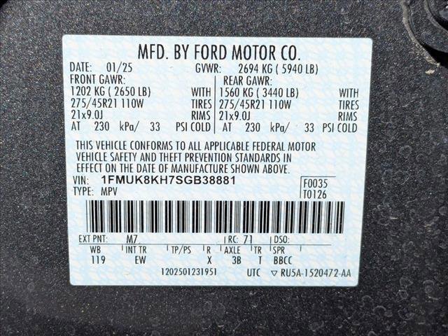 Used 2025 Ford Explorer ST-Line w/ ST-Line Street Pack image 20