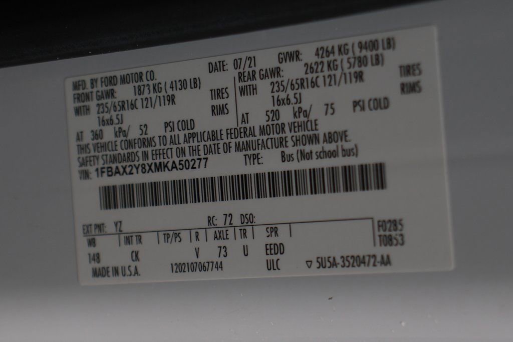 Used 2021 Ford Transit 350 XLT image 44