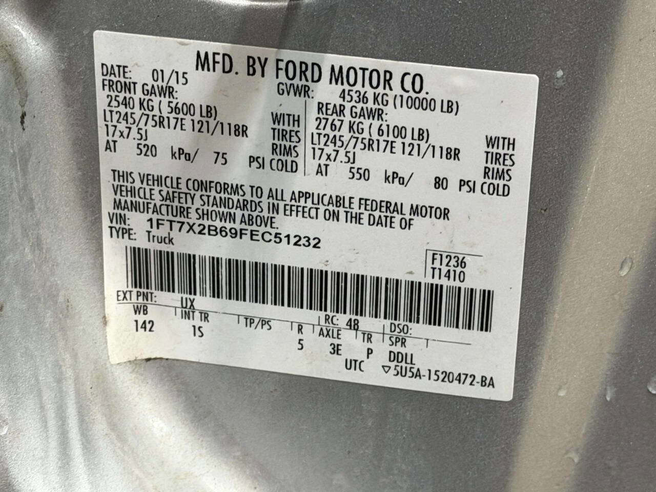 Used 2015 Ford F250 XL w/ XL Appearance Package image 14