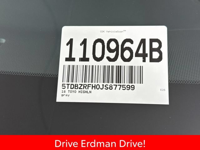 Certified 2018 Toyota Highlander Plus AWD/4WD image 31
