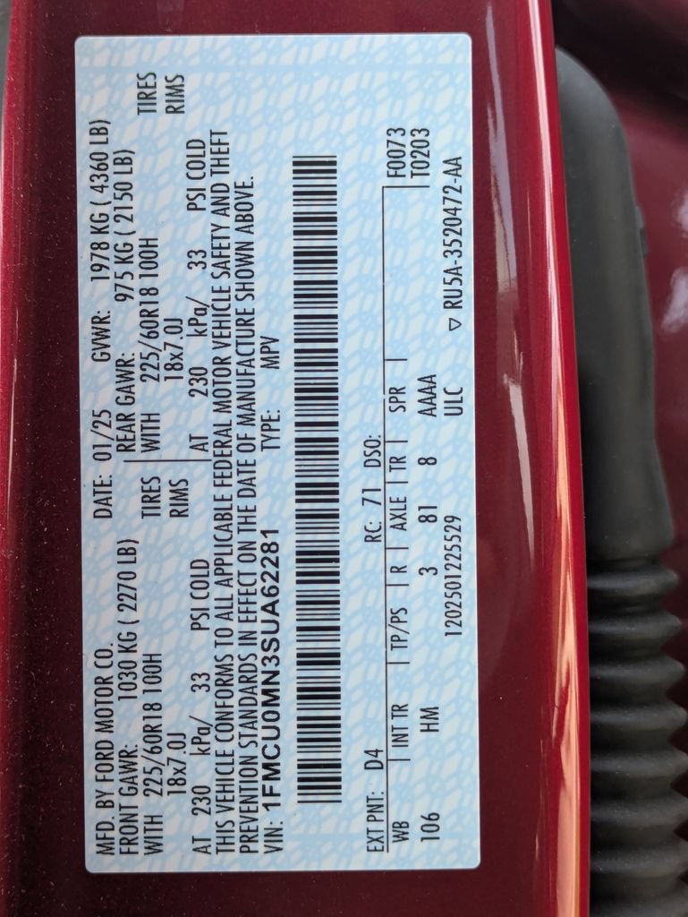 Used 2025 Ford Escape ST-Line FWD image 35