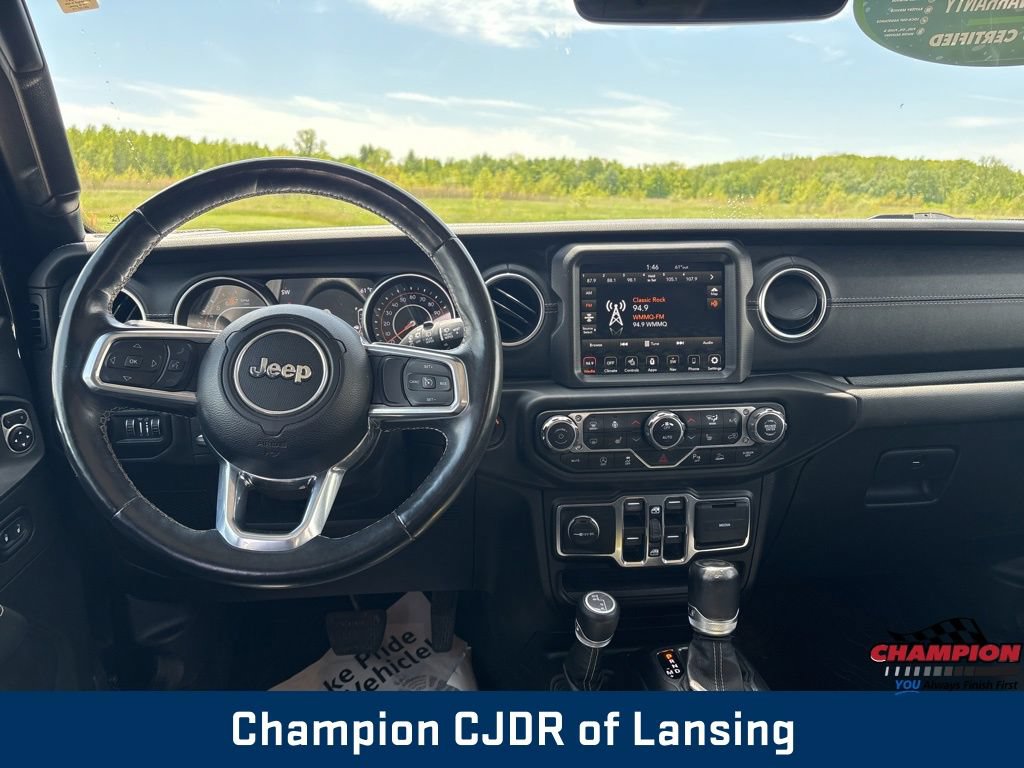 Used 2021 Jeep Wrangler Unlimited Sahara w/ Uconnect 4C Nav & Sound Group AWD/4WD image 2