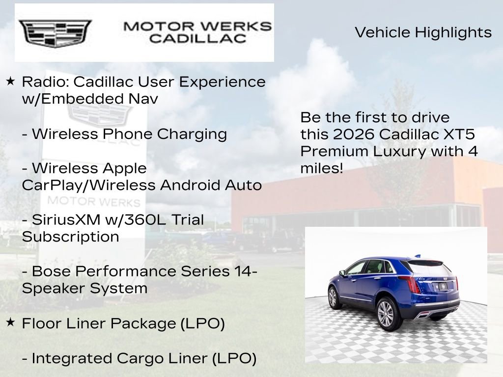 New 2026 Cadillac XT5 Premium Luxury w/ Driver Assist Package image 6