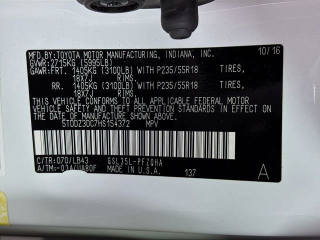 Used 2017 Toyota Sienna XLE image 35