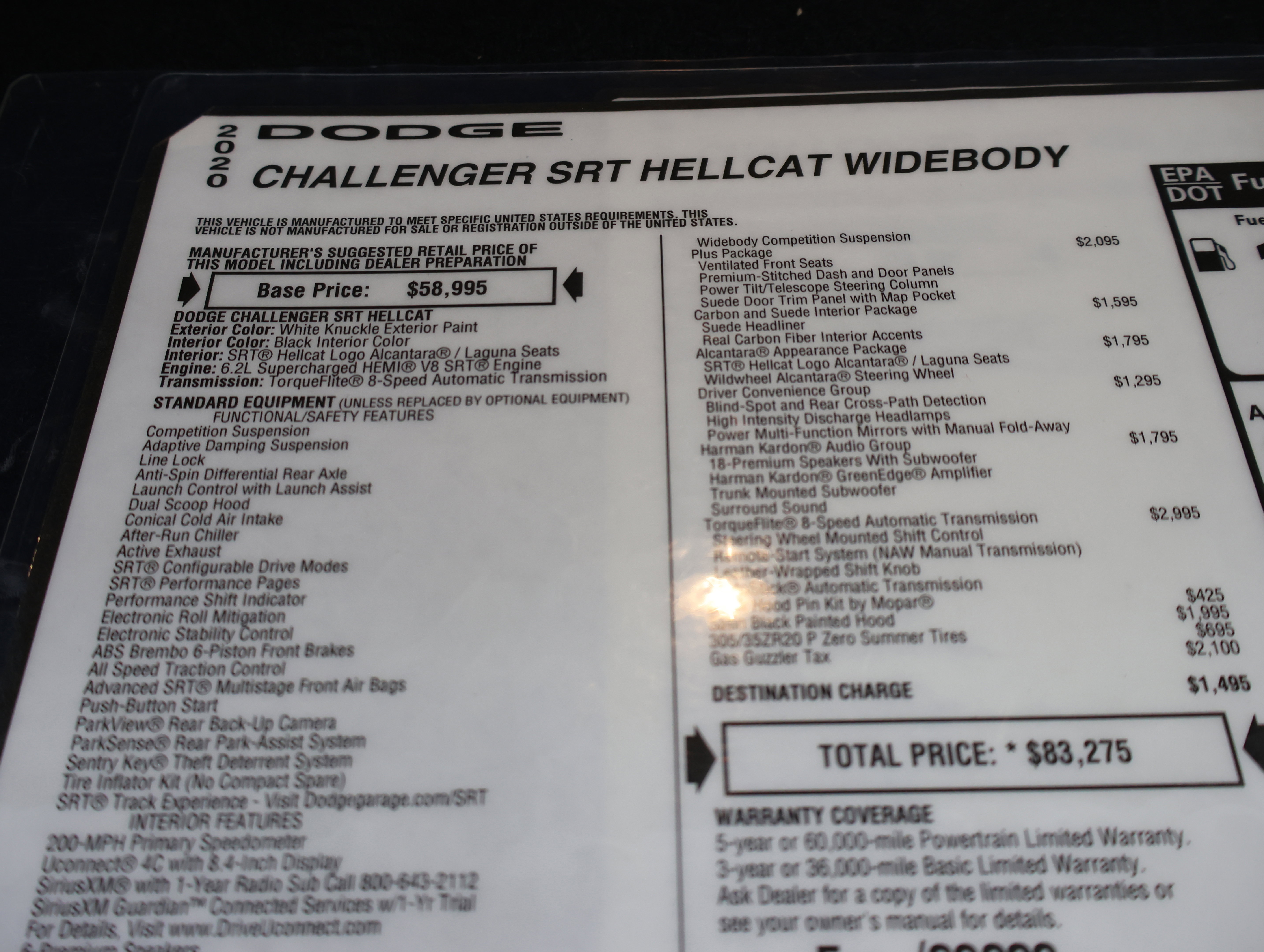 Used 2020 Dodge Challenger SRT Hellcat RWD image 29