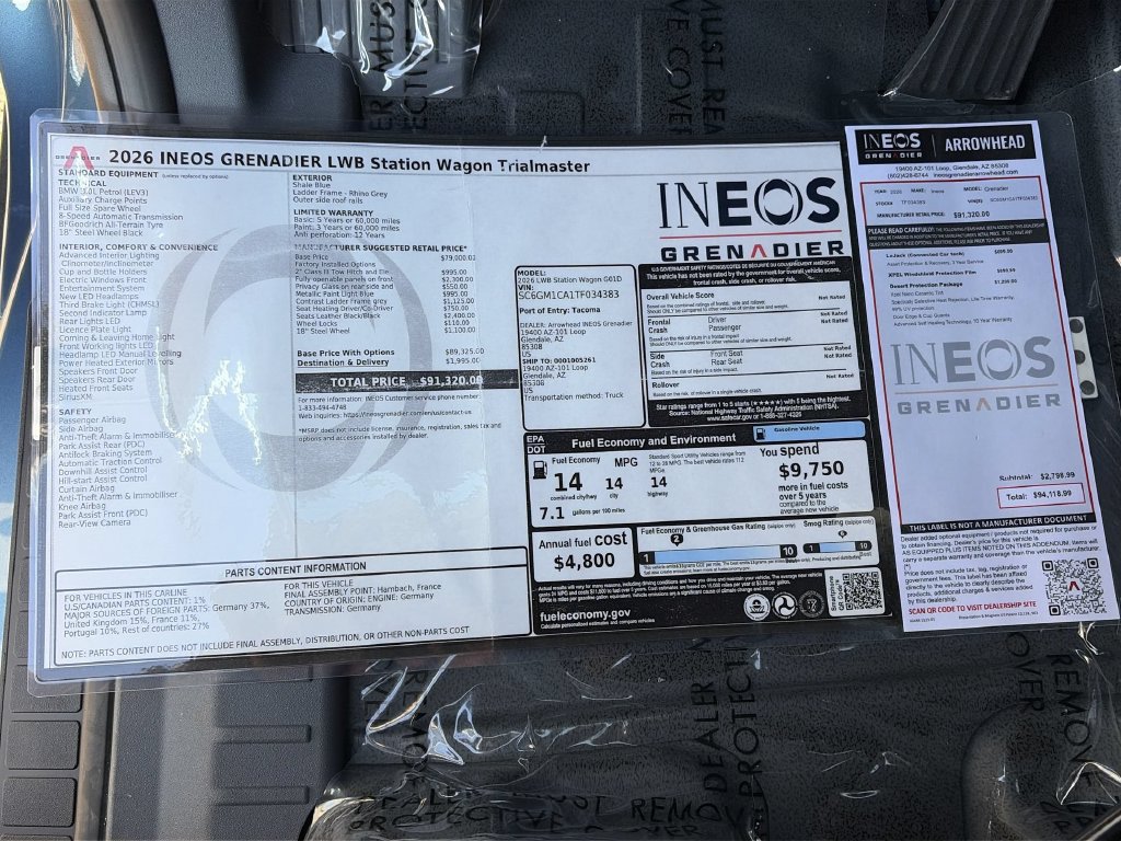 New 2026 INEOS Grenadier Station Wagon AWD/4WD image 25