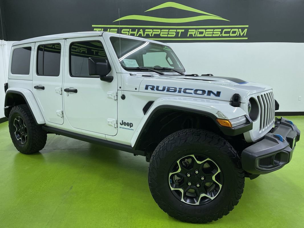 Used 2023 Jeep Wrangler Unlimited Rubicon 4xe w/ Cold Weather Group image 1
