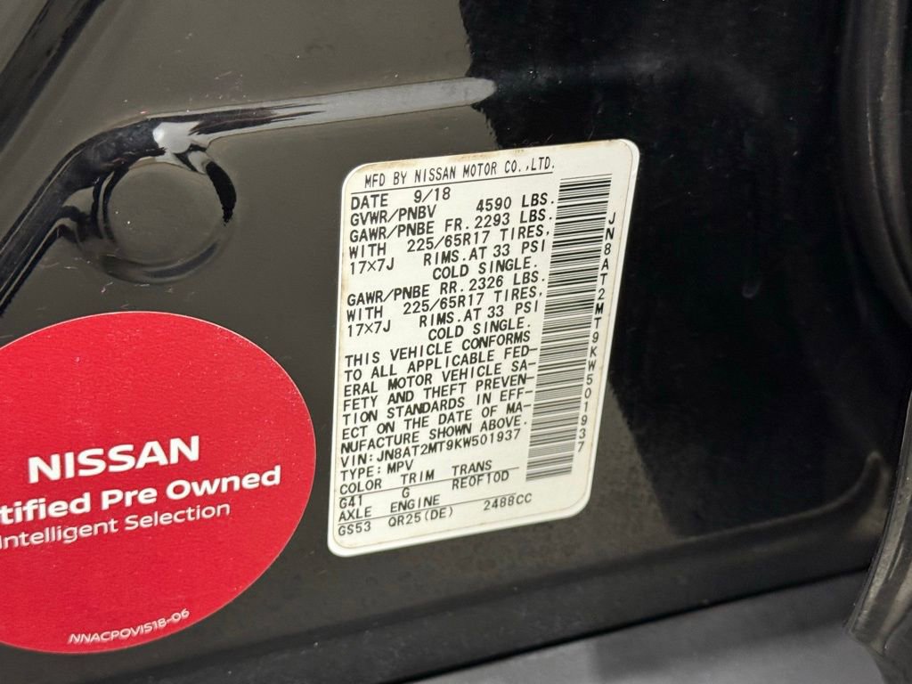 Used 2019 Nissan Rogue SV image 37