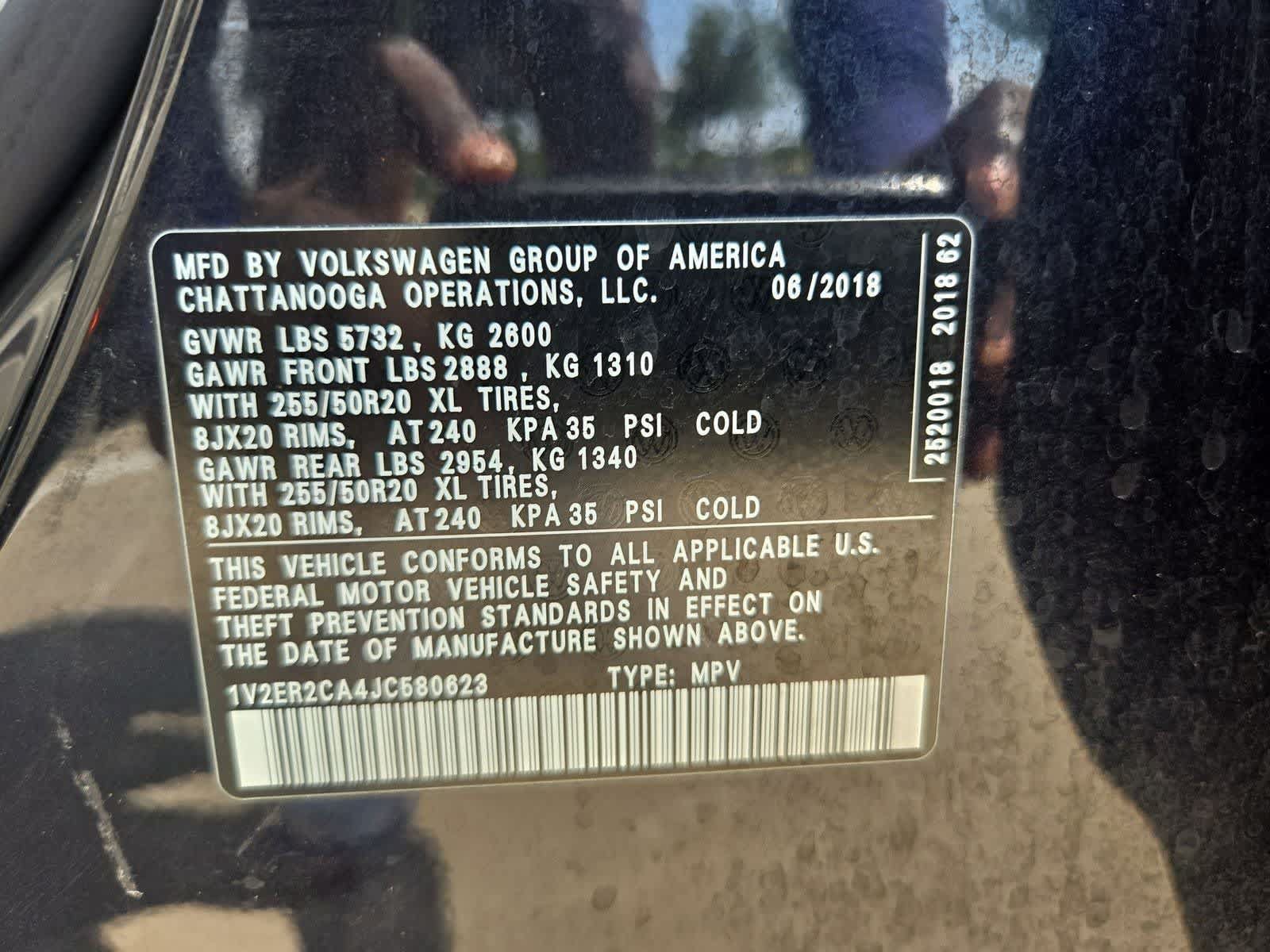 Used 2018 Volkswagen Atlas SEL FWD image 35