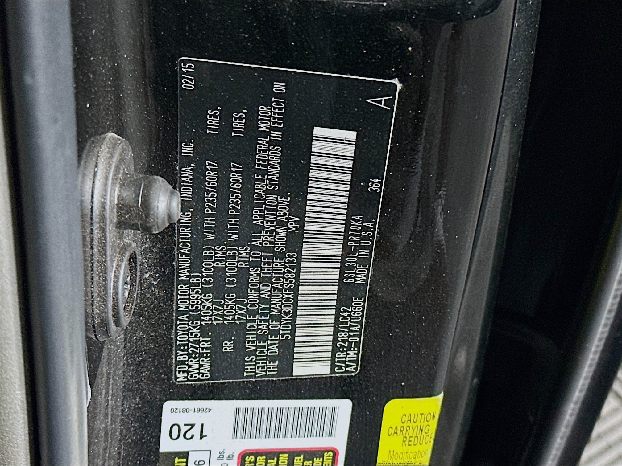 Used 2015 Toyota Sienna XLE FWD image 12
